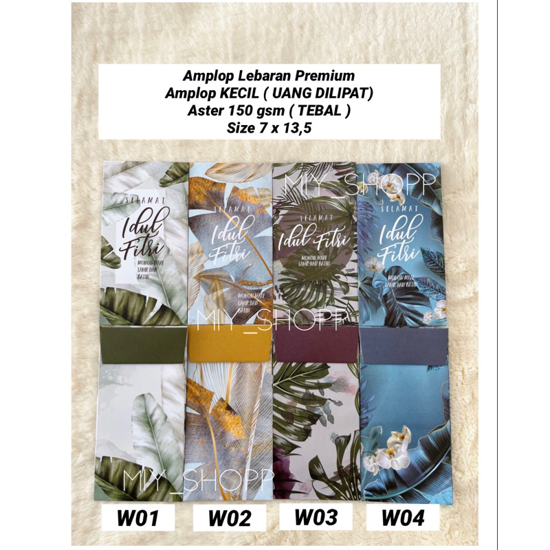 

Amplop Lebaran Premium // Amplop KECIL // Tebal - 150 gsm // Harga per 1 pack // 1pack : 10 amplop