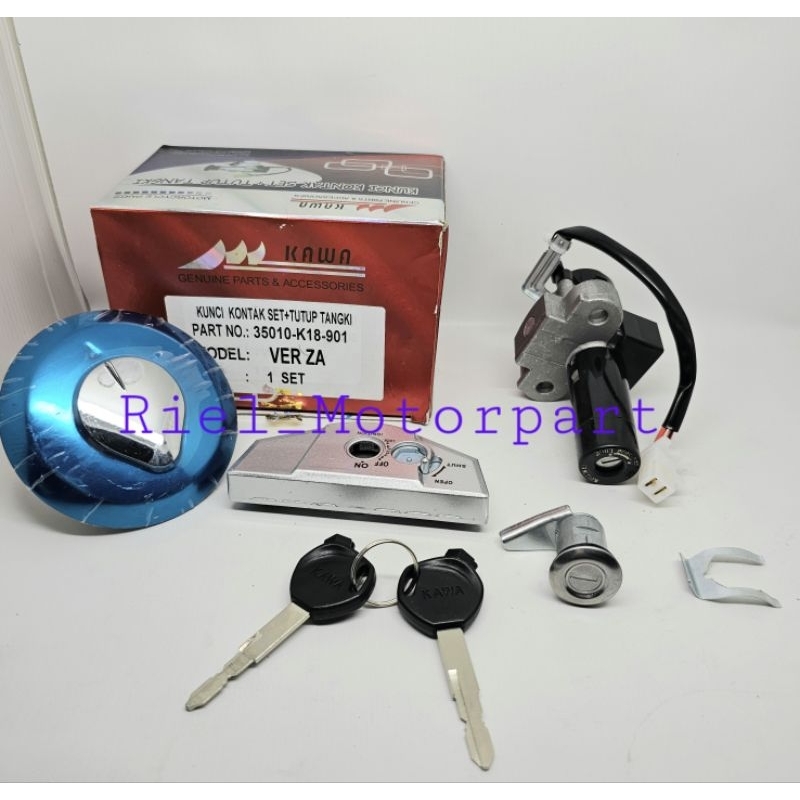 Kunci Kontak Set (KW) VERZA motor key set KAWA