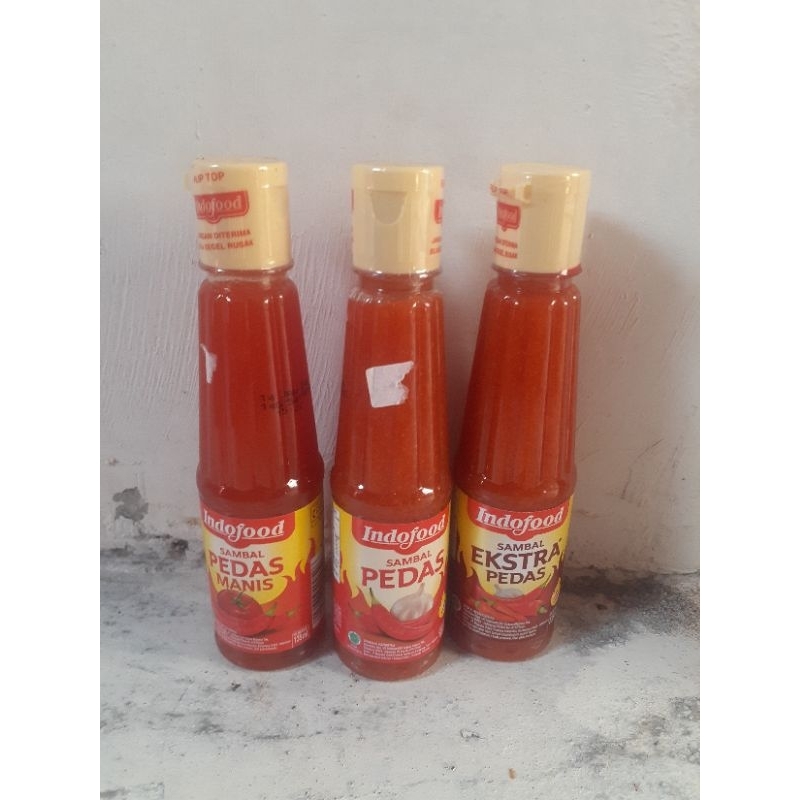 

SAOS INDOFOOD BOTOL 135ML SAOS PEDAS PEDAS MANIS EXTRA PEDAS