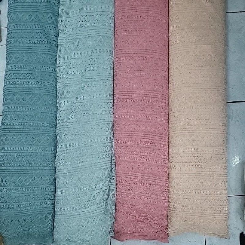 kain brokat malika all new premium.warna pastel soft