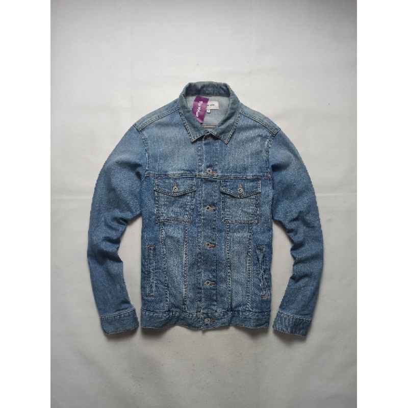 Jaket Second/Preloved/Bekas Branded GLOBAL WORK Denim Trucker Jacket