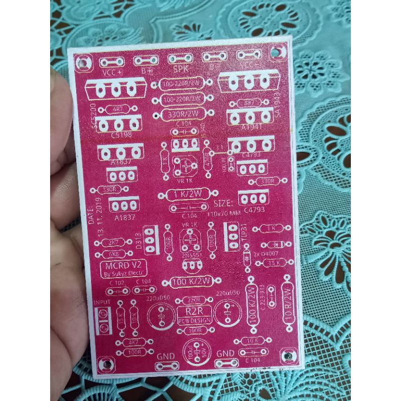 PCB mcrd v2 teff
