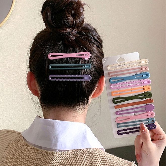 Klip samping jepit rambut gadis sederhana satu set klip kata jepit rambut anak fashion korea set jepit rambut kartun jepit rambut gadis