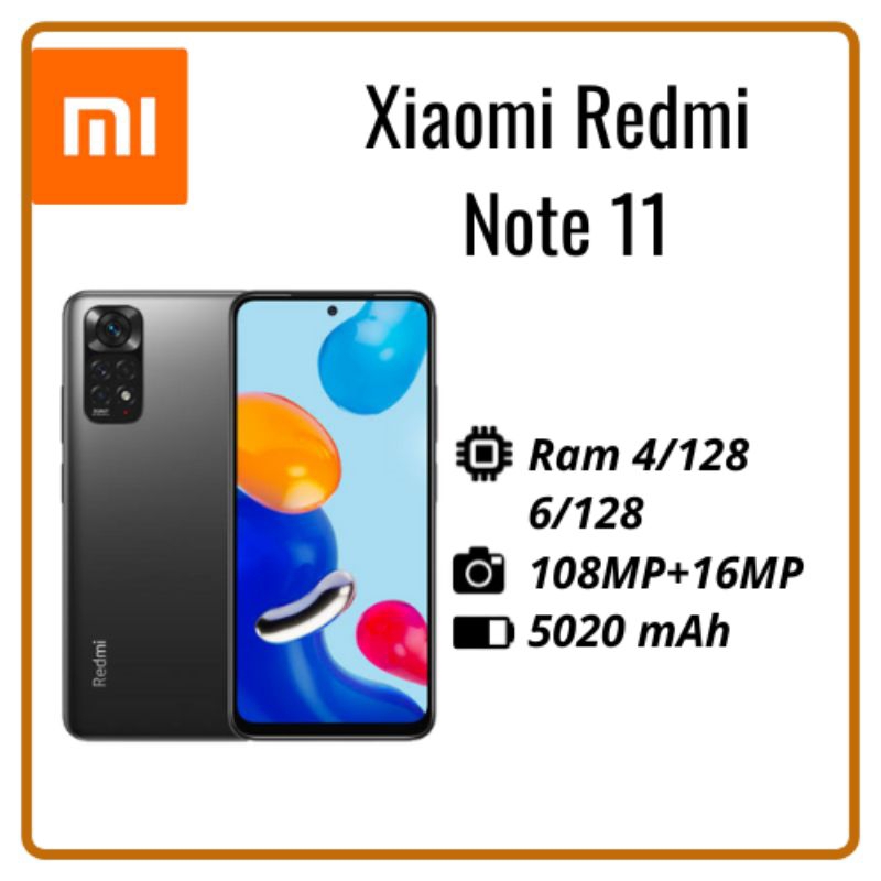 Xiaomi Resmi Note 11 Ram 4GB/6GB