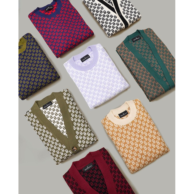 Buttonscarves Signature Monogram Sweater