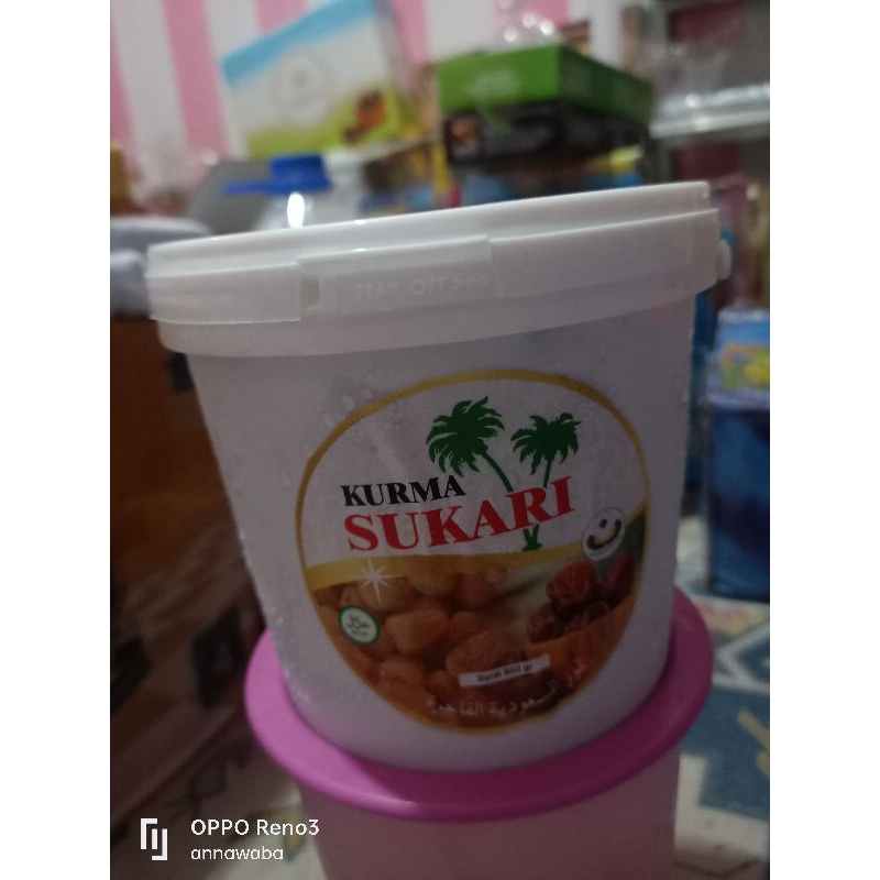 

Kurma Sukari 850 gr KEMASAN EMBER |Kurma Basah 850gr