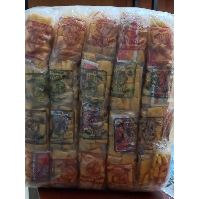 KERUPUK TAHU CAP PINOKIO 1 PAK ISI 24 PCS