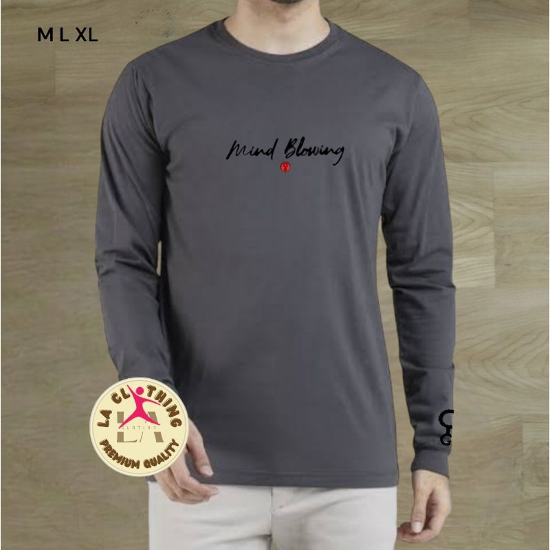 Kaos Distro D'GREEN Lengan Panjang Pria & Wanita Kaos Distro Trendi Pria & Wanita Lengan Panjang Kao