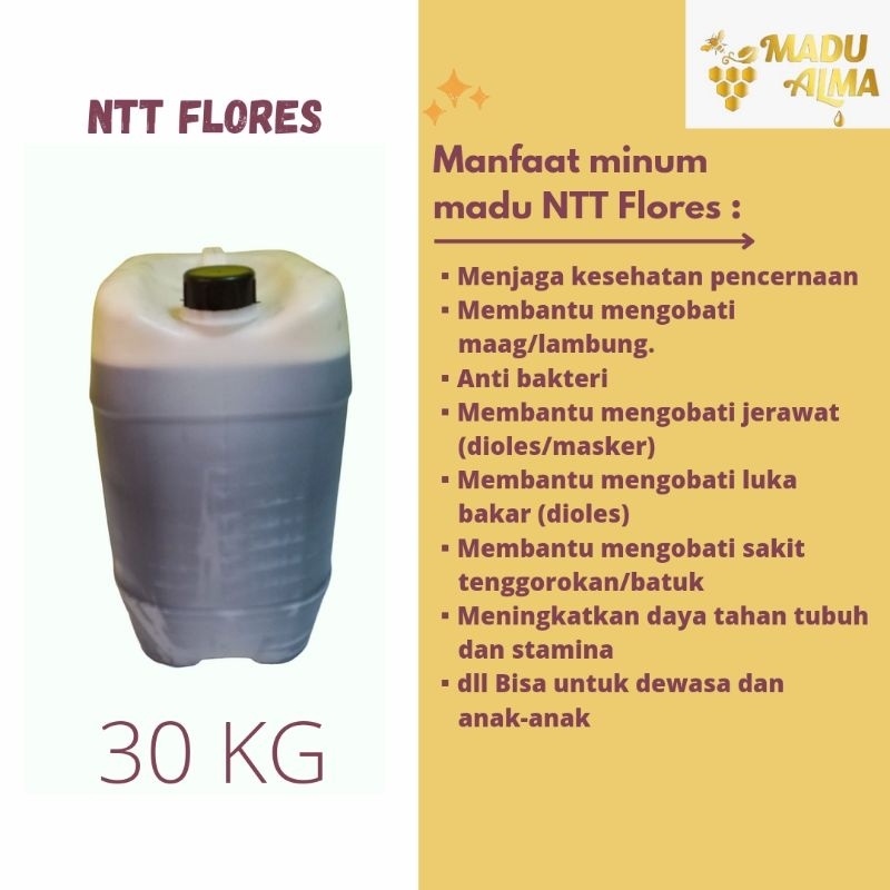 

MADU ASLI 30 KG | MADU MURNI | MADU NTT FLORES | MADU PREMIUM | MADU SUPER | MADU KUAT | MADU ALAMI