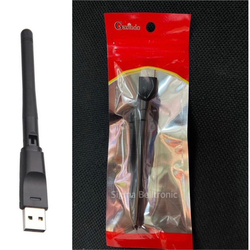 Dongle Wireless Wifi Receiver Adaptor untuk Youtube antena STB DVB-T2 Set Top Box Matrix / Pioline /