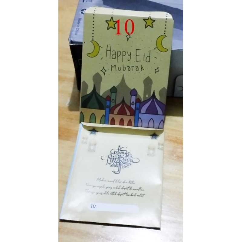 

Amplop lebaran amplop unik harga untuk 1 pak isi 10lembar