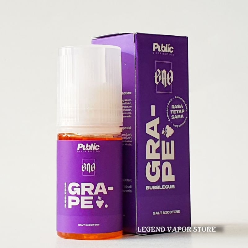 SALT NIC - LIQUID ENO Grape Bubblegum 30ML 30MG AUTHENTIC