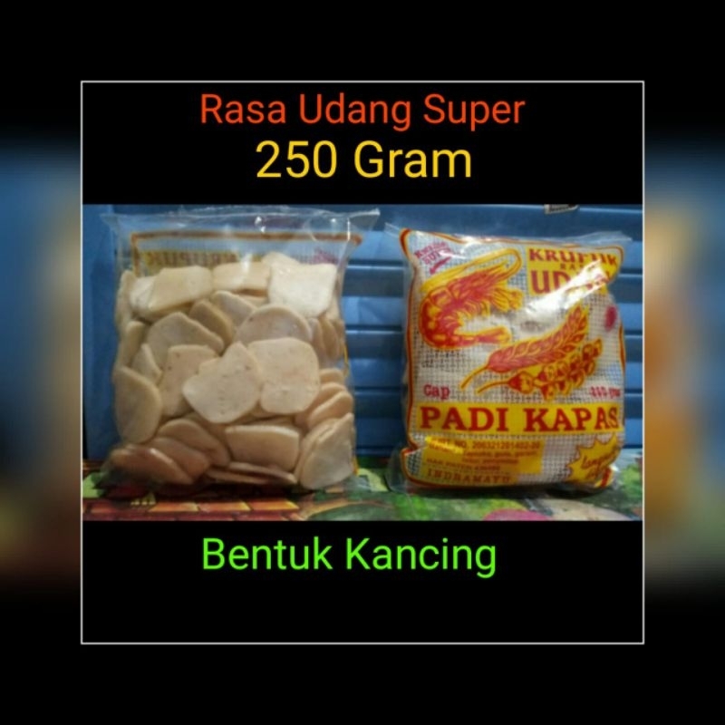 

kerupuk udang padi kapas