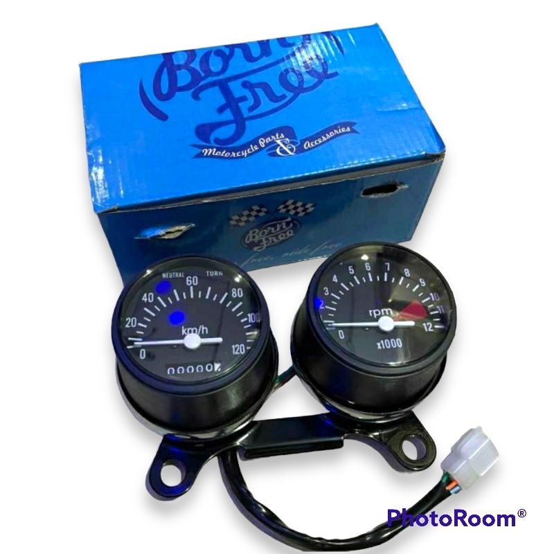 Speedometer digital spido kilometer assy cb125 CB100 original import set breket glatik gl100 spedo