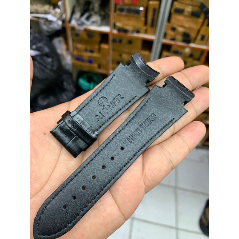 Strap Tali jam tangan Aigner palermo aftermarket hitam PNP