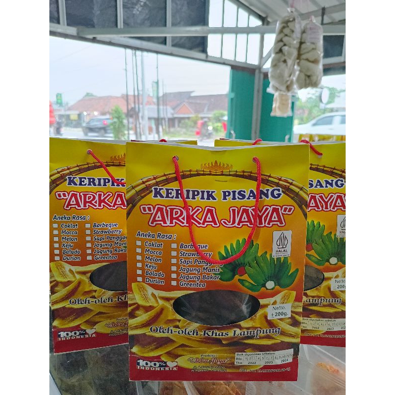 

KERIPIK PISANG KEPOK KHAS LAMPUNG ANEKA RASA. KEMASAN