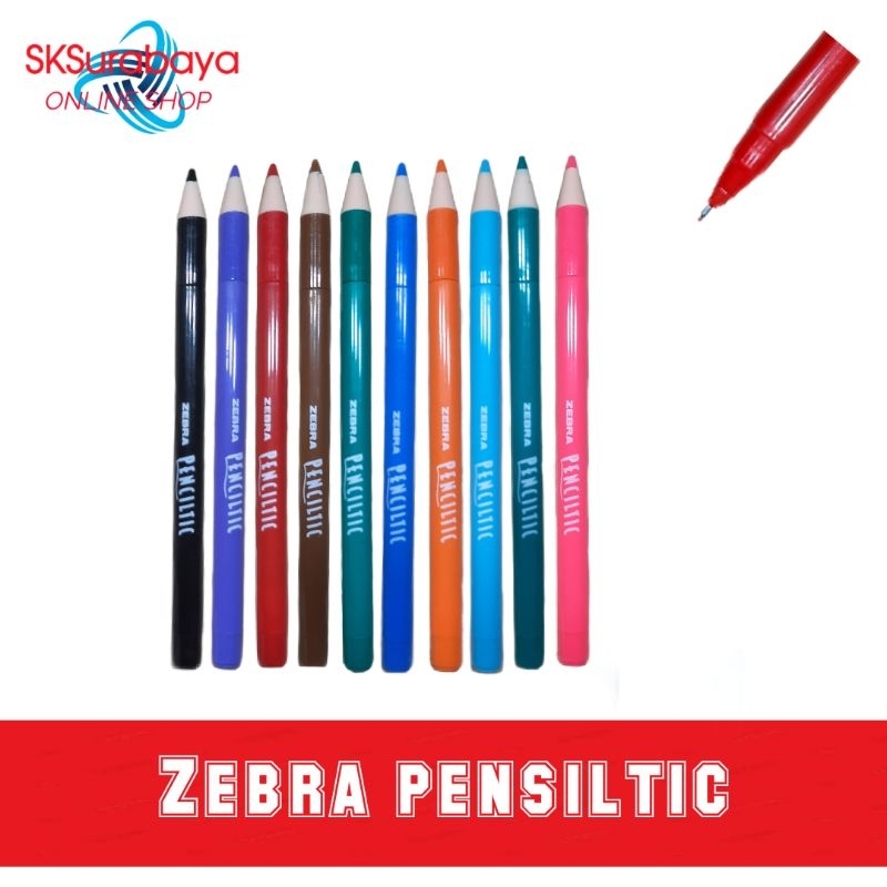 

Zebra Penciltic 0.4mm aneka warna made in japan