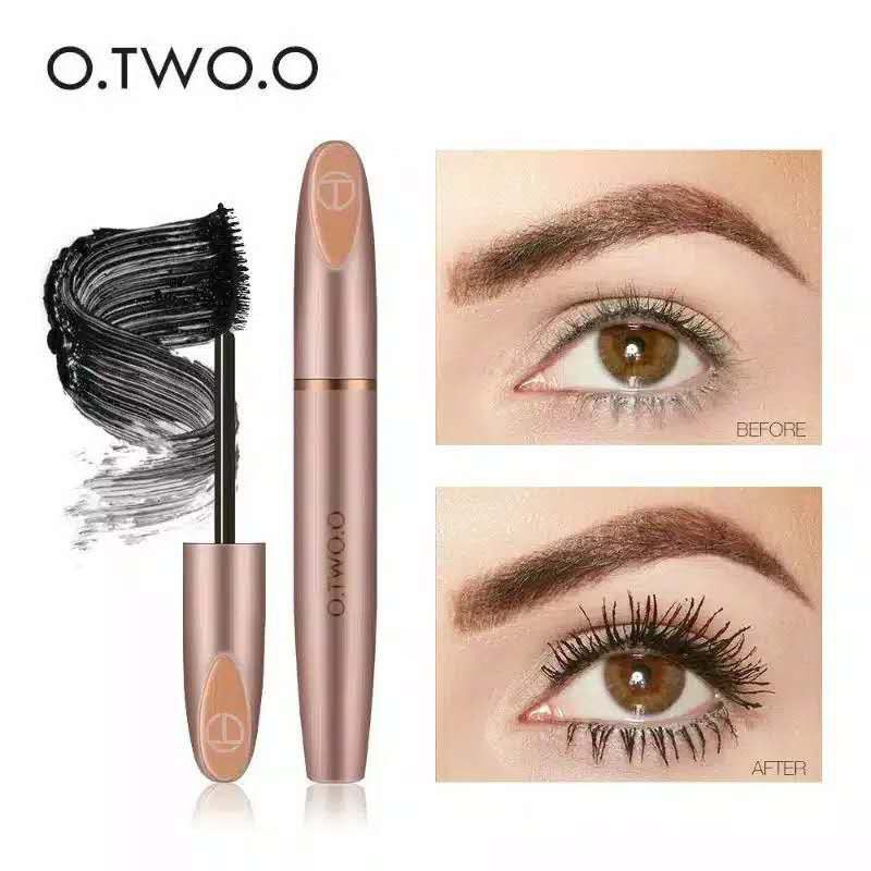 [LANGSUNG KIRIM]ORIGINAL O.TWO.O MASCARA SILK FIBER WATERPROOF - O Two O maskara tahan lama murah - O. two. o bulu mata