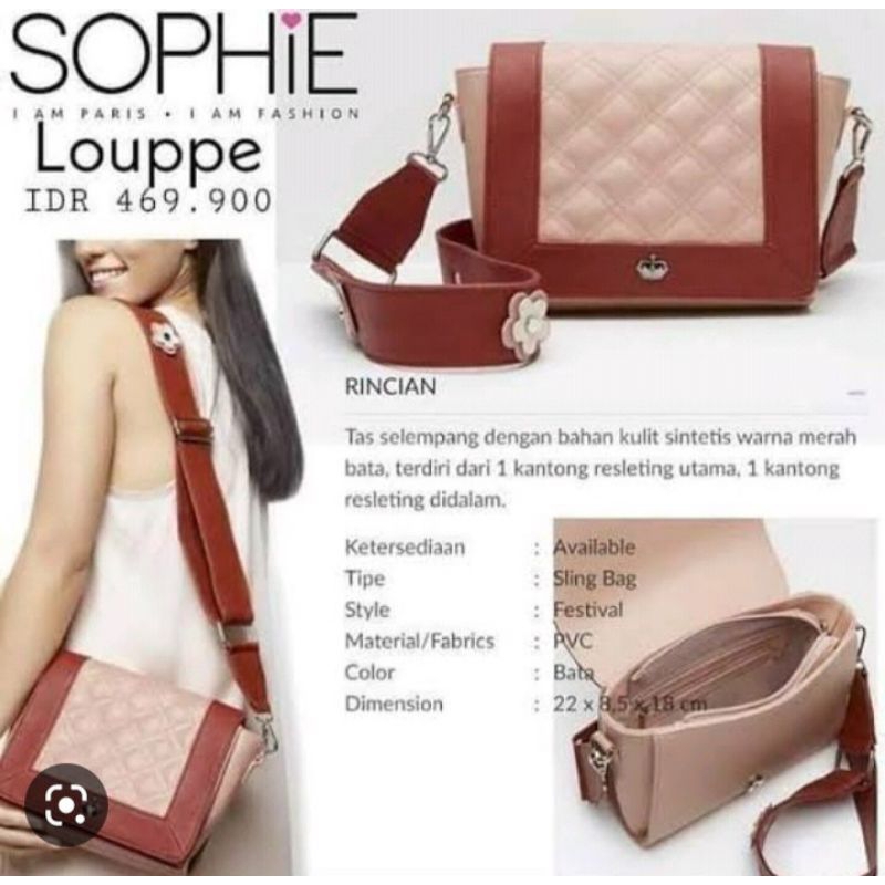 Tas Selempang Loupe Shopie Martin