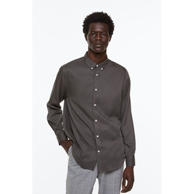 Hm basic longsleeved shirt for Man