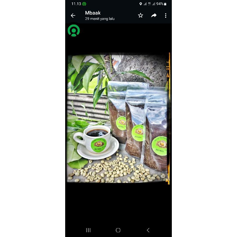 

kopi bubuk murni 100% khas dampit 500gr