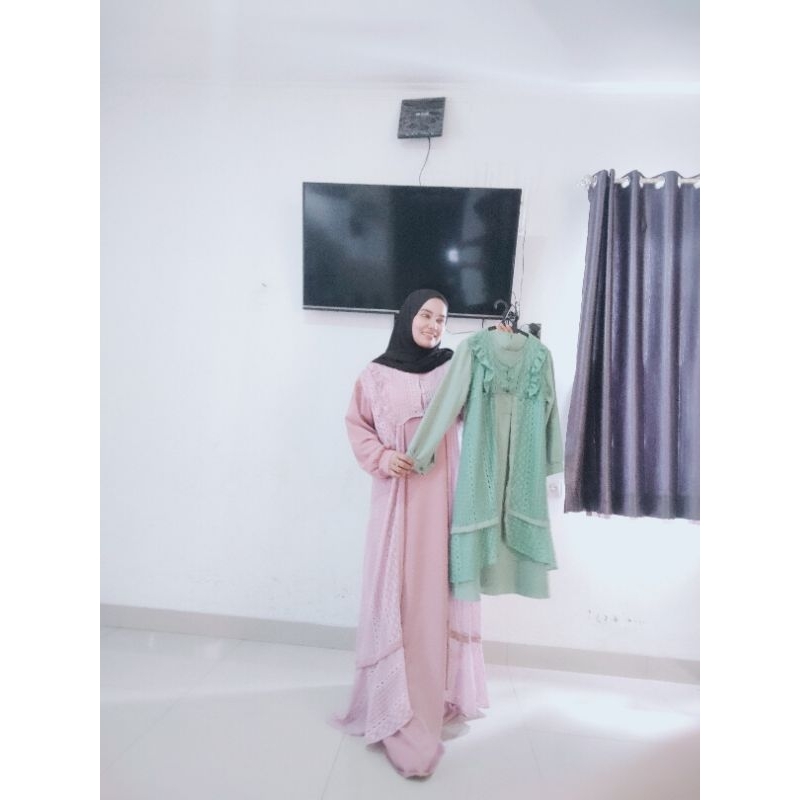 DISKON 55% Kualitas Premium Baju Gamis Couple Set Keluarga Ibu Dan Anak Perempuan Terbagus Azraqi Bahan Crinkle Polo Premium Tebal Dan Adem Dress Mom And Kids Gamis Ibu Dan Anak Terbaru Dress Cantik Ibu Dan Anak Gamis Couple Terbagus Terbaru