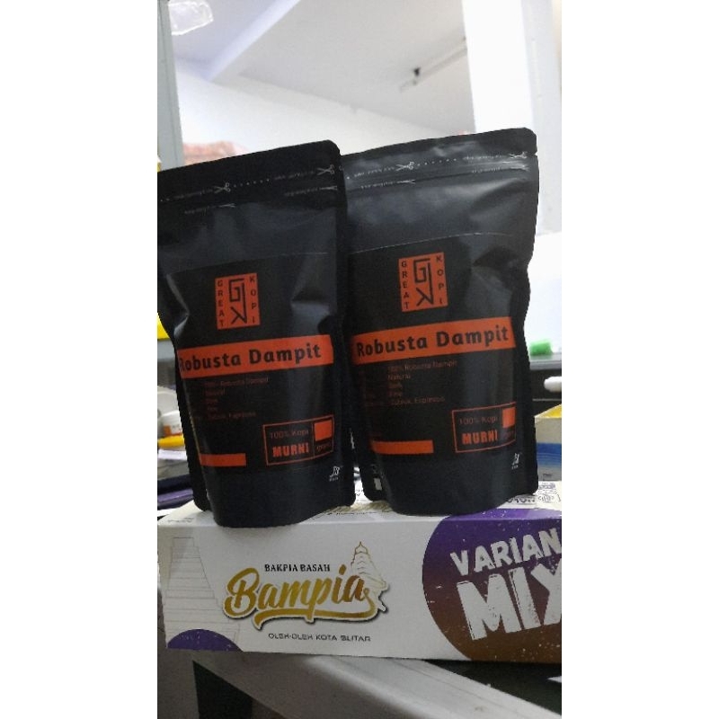 

Kopi Bubuk Murni Robusta / Arabica Dampit 200 gr