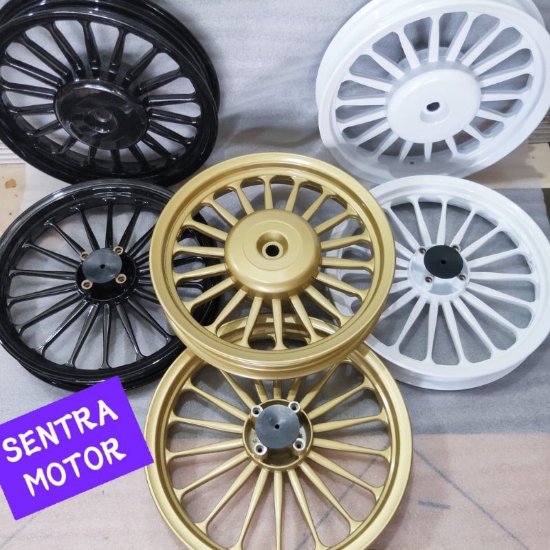 Velg Racing Vario 125 150 VROSSI GALAXY 2 PNP ke Vario 160 tromol Model Copy Daytona Palang 18