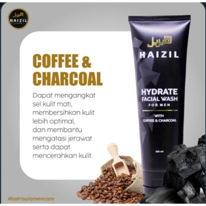 facial wash sabun cuci muka Pria Haizil Batrisyia herbal