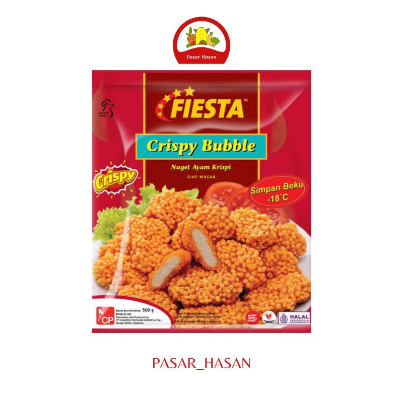 

500gr Crispy Bubble Nugget Fiesta | Frozen Food | Pasar Hasan