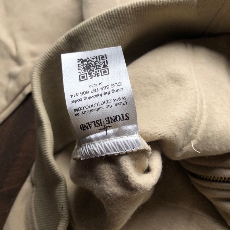 ZIPPER JAKET HOODIE STONE ISLAND COSKU FULLTAG &amp; LABEL