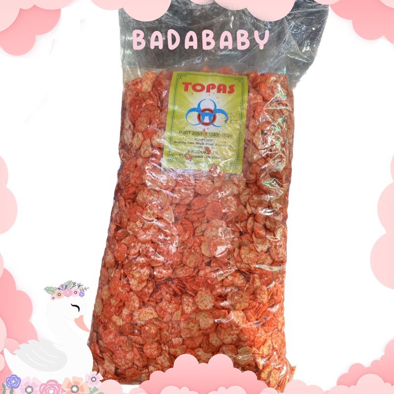 

KERIPIK OPAK MERAH TOPAS 1 BAL 4KG