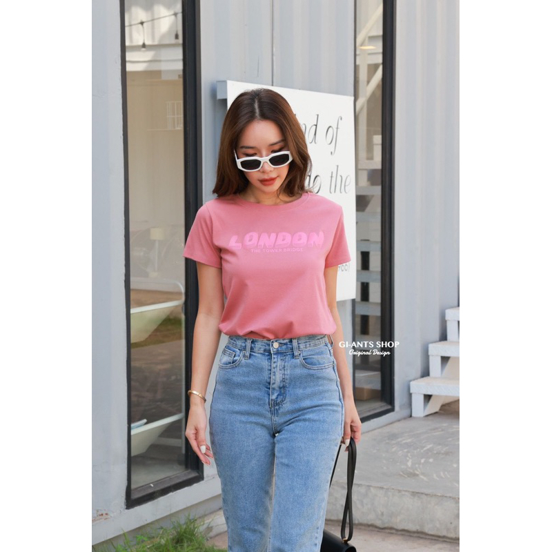 ATASAN GIANTS BASIC TULISAN LONDON KAOS IMPORT BANGKOK (BJGB463)