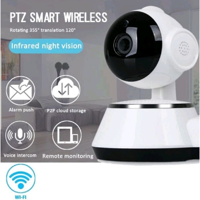 Ip Camera Wifi V380 CCTV Wireless kamera Hp Q6 Wifi HD 720P CCTV Jarak Jauh