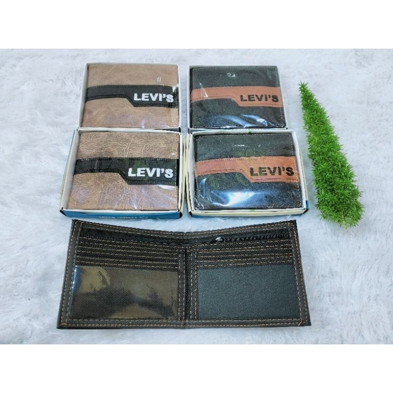 Dompet pria lipat / dompet kulit / dompet pria 2in1