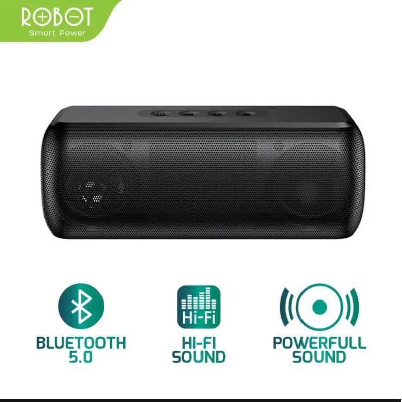 Speaker Buetooth Wireless  ROBOT RB220 . Speaker Bluetooth 5.0 super Bass Original