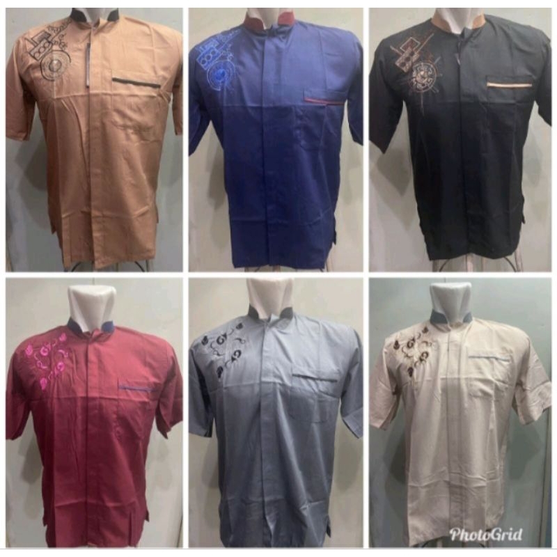 Baju koko lengan pendek / Baju taqwa / baju koko cowok / baju muslim / baju koko / baju muslim / baju koko dewasa