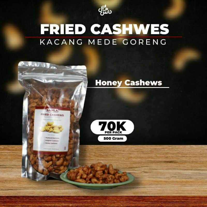 

Kacang mede goreng varian rasa madu 500gr