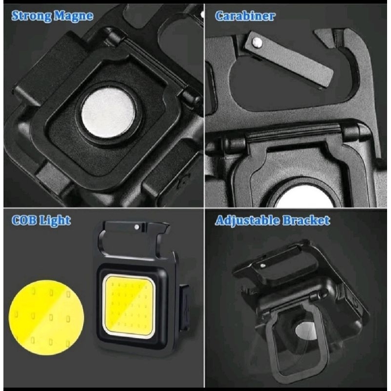 ☆RS☆ LAMPU LED GANTUNGAN KUNCI MULTIFUNGSI / LED EMERGENCY / LAMPU CAS USB