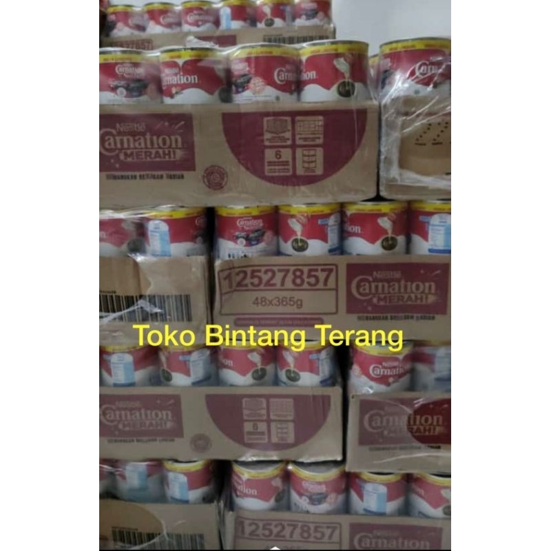 

Susu Carnation Kaleng 1 Dus isi 48/SKM Kental Manis 370 gr 1 Karton x 48 can / Susu Krimer Kalengan Dusan Kartonan