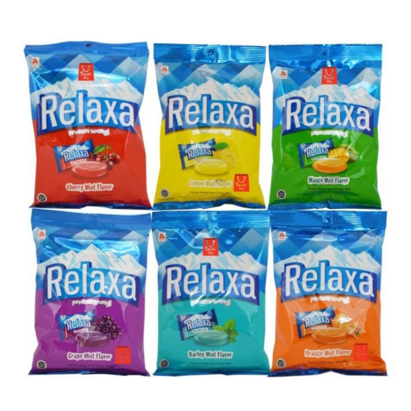 

Permen Relaxa Barley / Grape / Orange / Cherry