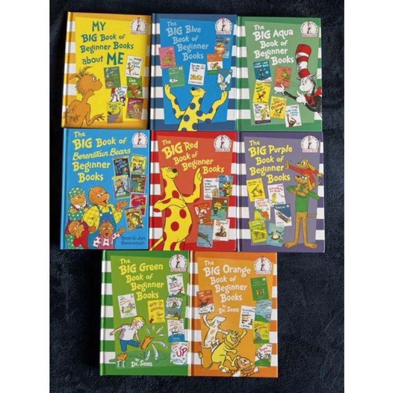 Dr Seuss Set isi 8 dan Ecer Big Books of Beginner Book