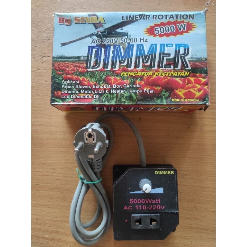 DIMMER 5000 WATT PENGATUR KECEPATAN 5000WATT LINEAR ROTATION
