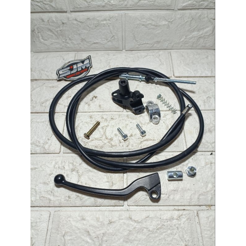 dudukan handel rem spion kiri spin dan kabel tali olor rem spin tuas SET
