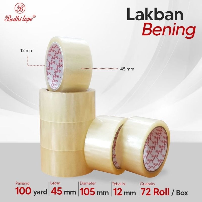 

LAKBAN BENING & COKLAT OPP BODHI TAPE 2INCH