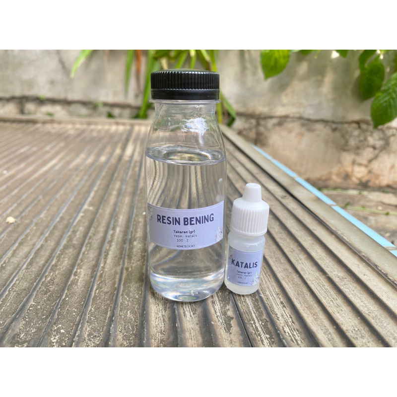[KHUSUS RESELLER] Resin Bening 100gr dan katalis 5gr | Resin Bening Polyester | pengeras resin
