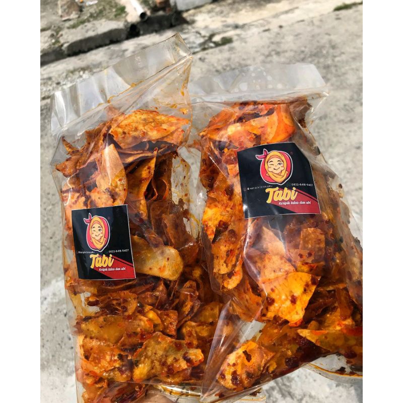 

KERIPIK TALAS BALADO PEDAS 1 KG