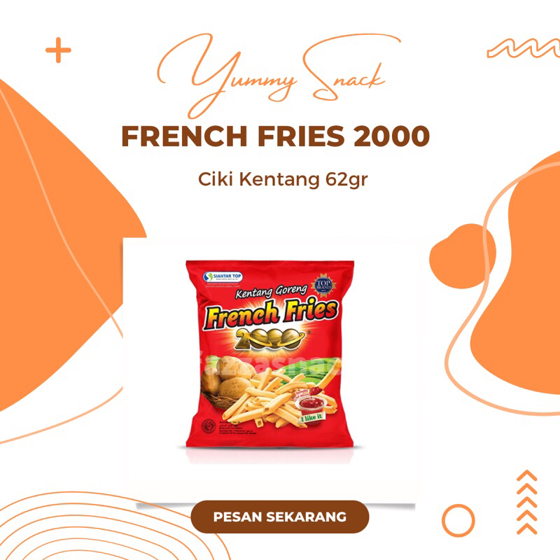 

French Fries 2000 Snack Kentang Goreng 62gr