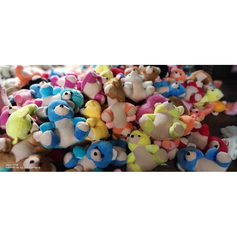 Boneka Teddy duduk mini | boneka wisuda | boneka hampers | bonelka lucu kecil