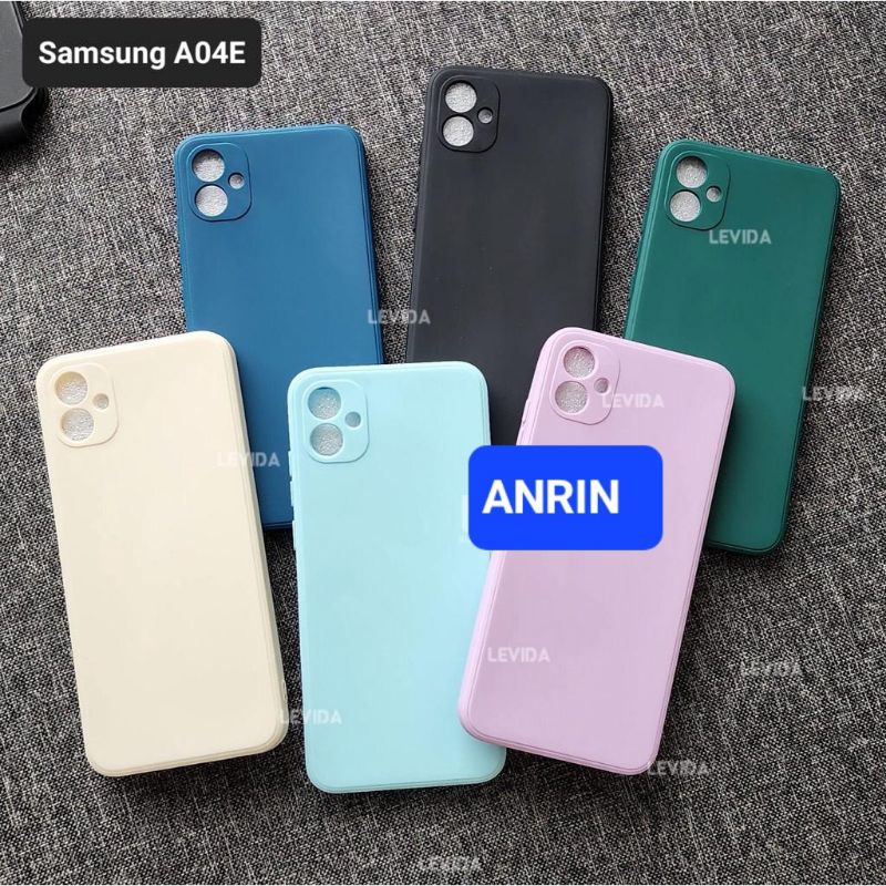 SAMSUNG A04E CASE MACARON SQUARE CASING SOFTCASE SILIKON